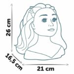 Smoby - Blonde styling head - Easy to style - 19 realistic accessories - Thermosensitive lips - Storage hatch - Image 5