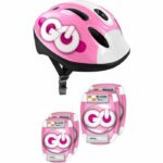 Roller protections - STAMP - SKIDS CONTROL - Helmet / Elbow pads / Knee pads - Pink