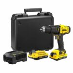 50 Nm impact drill driver - 18V Lithium - 2 x 2Ah Batteries - STANLEY FATMAX V20 - SFMCD711D22-QW