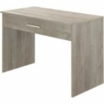 Large drawer desk - Oak melamine - 110 x 56 x 81.5 cm - Image 2