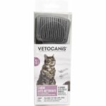 VETOCANIS Retractable and self-cleaning card brush - To remove dead hair - For cat - Image 2