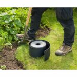 Natural garden border in black PE - H7.5 cm x 10 m - Image 3