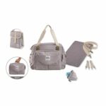 BEABA Sac a langer Geneve II Play Print grey/coral - 23L - Image 2