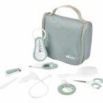 Beaba, baby, nomad, 9 accessories, sage green kit