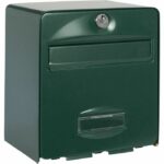 Box Burg Wachter Balthazar Mini 1 door - Wall - Galvanized steel - Total opening - Green - Made in France - Image 3
