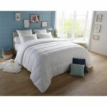 DODO Pack Warm anti-mite duvet 220x240 cm + 2 pillows 60x60 cm - Splendor - 100% volupt'air filling 350gr/m² - White - Image 2