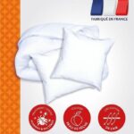 DODO Pack Warm anti-mite duvet 220x240 cm + 2 pillows 60x60 cm - Splendor - 100% volupt'air filling 350gr/m² - White - Image 3