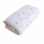 SOFT NID Fitted Sheet Rabbit Print - 60x120 Cm