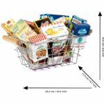 Grocery store toy - KLEIN - Metal shopping basket filled with boxes - Filled with pretend food boxes. - Image 3