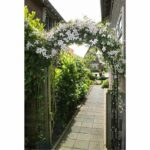 NATURE Pergola arch in galvanized steel 113x38xH229cm - Black - Image 3