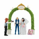Figurine The bride and groom's carriage, 5 years old, schleich 42641 HORSE CLUB - box, 106 pieces - Image 5