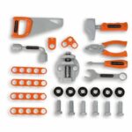 Smoby - Black and Decker - Bricolo Smart Workbench - Imitation game - Case that transforms into a workbench - 33 accessories included - Fa - Image 3