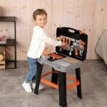 Smoby - Black and Decker - Bricolo Smart Workbench - Imitation game - Case that transforms into a workbench - 33 accessories included - Fa - Image 4