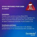 DentActiv - 7 Sticks - VETOCANIS - 7 Beef Oral Hygiene Sticks for Dogs 15kg+ - Image 2