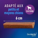DentActiv - 12 Sticks - VETOCANIS - Mini Oral Hygiene Sticks with Chicken for Dogs 2-15kg - Image 2