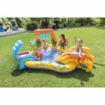 INTEX Children's Inflatable Pool / Aquatic Playground Dinosaur 249 x 191 x 109 cm - Image 5