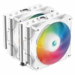 DEEPCOOL Gammaxx AG620 ARGB (White) - A-RGB CPU Cooler - 2x120mm