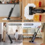 DREAME H13 Pro - Water and Dust Vacuum Cleaner - 30 Min Hot Air Drying - Double Rotation Auto Cleaning - 18 kPa - Image 3