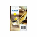EPSON Pack of 1 Ink Cartridge 16XL Feather - Yellow - High Capacity Blister with Alarm - Image 2