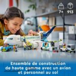 LEGO City 60367 Airliner Toy with Airport Bus, Tugboat, Luggage Truck and 9 Minifigures - Image 3