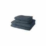2 TODAY bath towels 50x90 + 2 bath sheets 70x130 cm 100% Cotton - Denim - Image 2