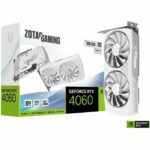 ZOTAC - Graphics Card - Nvidia GeForce RTX 4060 Twin Edge OC White 8GB