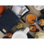 BEABA, Insulated lunch pouch Navy blue / stripes - Image 2