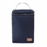 BEABA, Insulated lunch pouch Navy blue / stripes