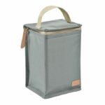 Beaba, baby meal pouch, isothermal, sage green
