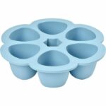 BEABA Multiportions silicone 6x90 ml blue - Image 2