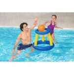 Floating basketball hoop, ball, 3 rings, diameter 61 cm - Image 4