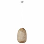Bari Braided Bamboo Pendant - Image 4