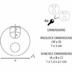 Bluetooth padlock - MASTER LOCK - 4401EURLHEC - Long handle - Image 6