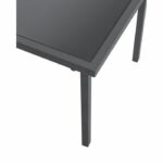 Garden furniture - Steel structure - 4 people - Grey - Image 6