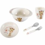 SOPHIE LA GIRAFE 4 Piece Kiwi Meal Set - Image 3