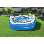 BESTWAY Octagonal inflatable pool with seats and headrest 213 x 206 x 69 cm - Image 6