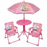 FUN HOUSE PAT'PATROUILLE Garden furniture - 1 table 46xø46 cm, 2 chairs H.53xW.38.5xD.37.5cm and 1 parasol - Image 2