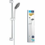 Grohe Vitalio Joy0 shower set, Vitalio Joy 3 Jets shower head, 600mm bar, hose flexible 1750mm, 27333000