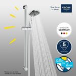 Grohe Vitalio Joy0 shower set, Vitalio Joy 3 Jets shower head, 600mm bar, hose flexible 1750mm, 27333000 - Image 3