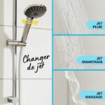 Grohe Vitalio Joy0 shower set, Vitalio Joy 3 Jets shower head, 600mm bar, hose flexible 1750mm, 27333000 - Image 5