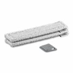 KÄRCHER Set of 2 microfiber cloths outdoor velcro gray