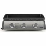 Gas plancha 3 burners 61 x 38 cm
