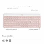 Logitech MK470 Slim Combo keyboard and compact wireless, ultra silent, 2.4 GHz USB, Plug N 'Play, for Windows - Rose - Image 6