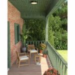 FSC Acacia wood garden furniture set with cushions - 2 people - Cali - Ecru - Image 2