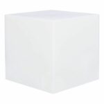 LUMISKY – Luminous cube stool wireless LED – multicolored dimmable CARRY – 40cm with remote control and induction base