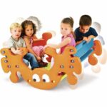 FEBER - 800010242 - 2 in 1 picnic table rocking game - Image 4