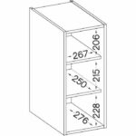 High cabinet 1 hinged door - Sonoma chene decor - L 30 x D 31.6 x H 72 cm - lassen - Image 4