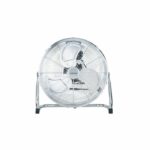 Industrial floor fan - Air circulation fan - OCEANIC - 120 W - 3 speeds - Ø 45 cm - Chrome