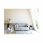 Industrial floor fan - Air circulation fan - OCEANIC - 120 W - 3 speeds - Ø 45 cm - Chrome – Bild 4