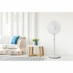 OCEANIC Pedestal fan - 45 W - Ø 44 cm - 3 speeds - Oscillating - Tilting - White – Bild 4